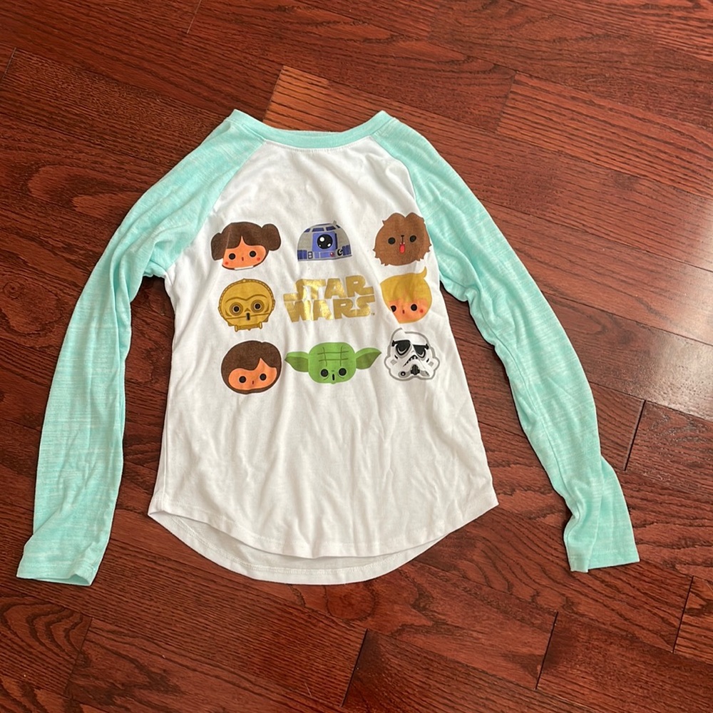Star Wars pj shirt size 10/12